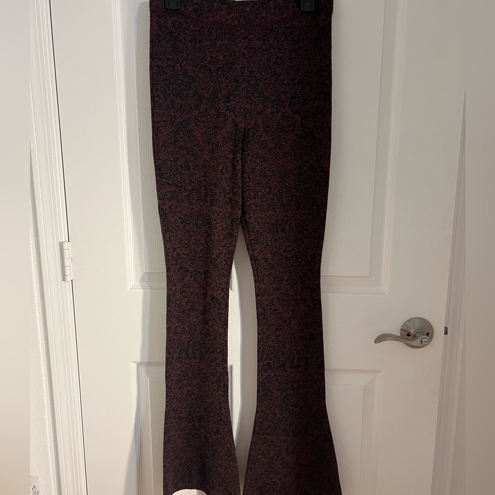 Free People Glitter Flare Pant